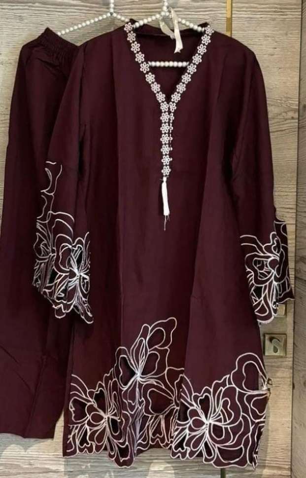 PREMIUM CUTWORK EMBROIDERY CO-ORD SETS BY READY WEAR